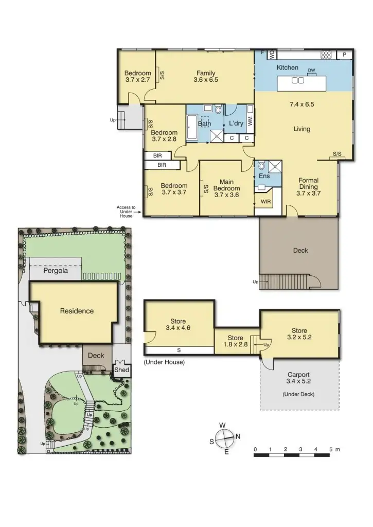 Floorplan of Homely house listing, 4 Flinders Street, Mitcham VIC 3132