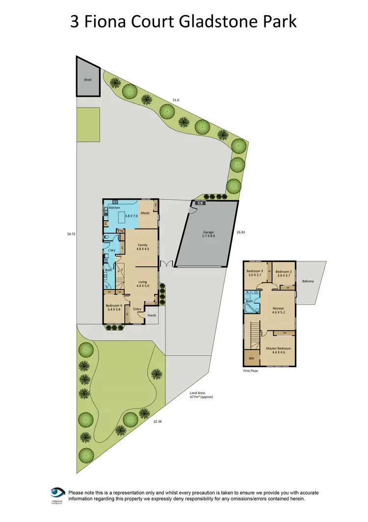 Floorplan of Homely house listing, 3 Fiona Court, Gladstone Park VIC 3043
