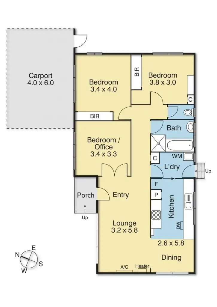 Floorplan of Homely house listing, 1 Eden Court, Forest Hill VIC 3131