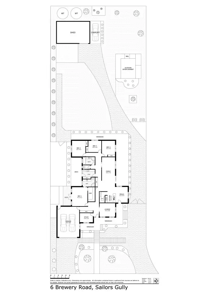 Floorplan of Homely house listing, 6 Brewery Road, Sailors Gully VIC 3556