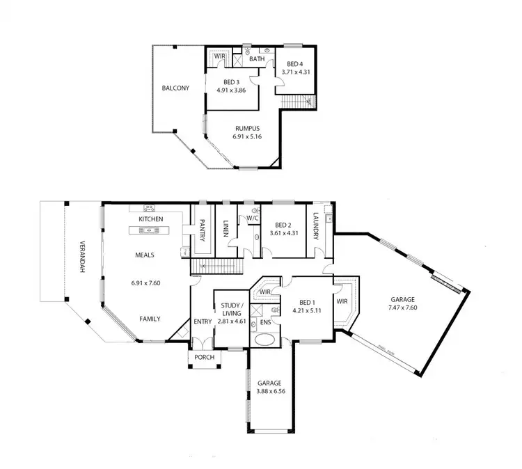 Floorplan of Homely house listing, 2 Kintyre Road, Woodforde SA 5072