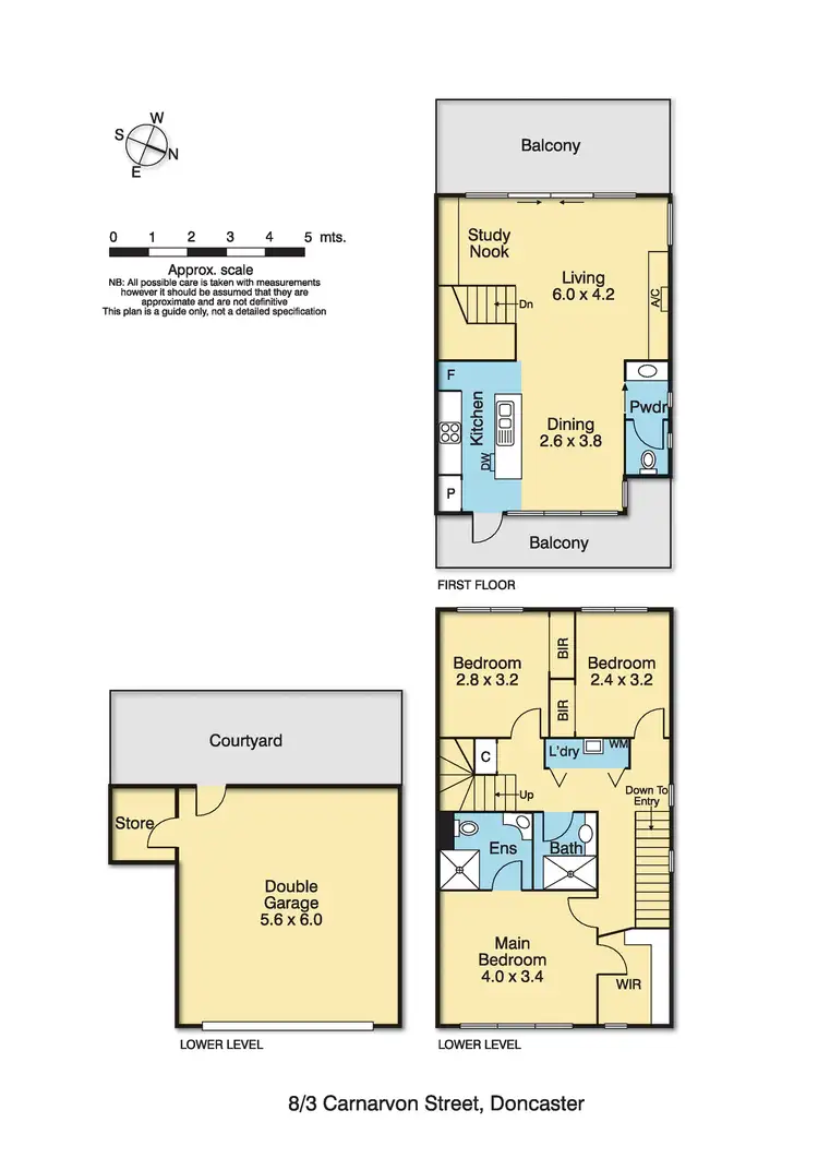 Floorplan of Homely apartment listing, 8/3 Carnarvon Street, Doncaster VIC 3108