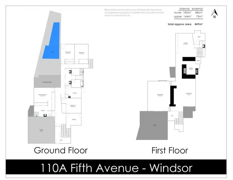Floorplan of Homely house listing, 110a Fifth Avenue, Windsor QLD 4030
