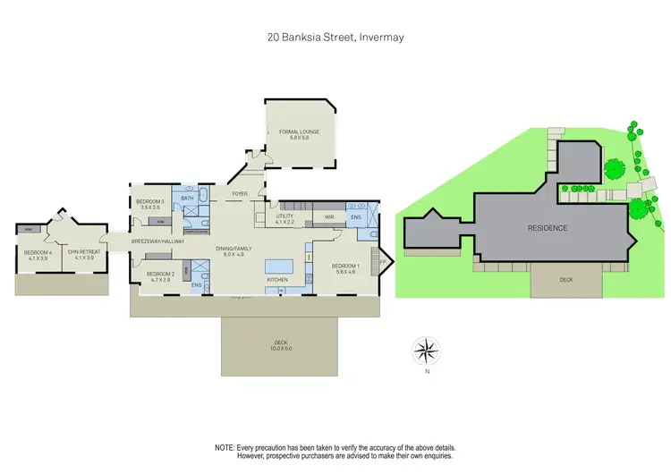 Floorplan of Homely house listing, 20 Banksia Street, Invermay VIC 3352