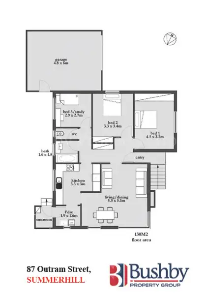 Floorplan of Homely house listing, 87 Outram Street, Summerhill TAS 7250