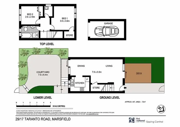 Floorplan of Homely townhouse listing, 29/17 Taranto Road, Marsfield NSW 2122