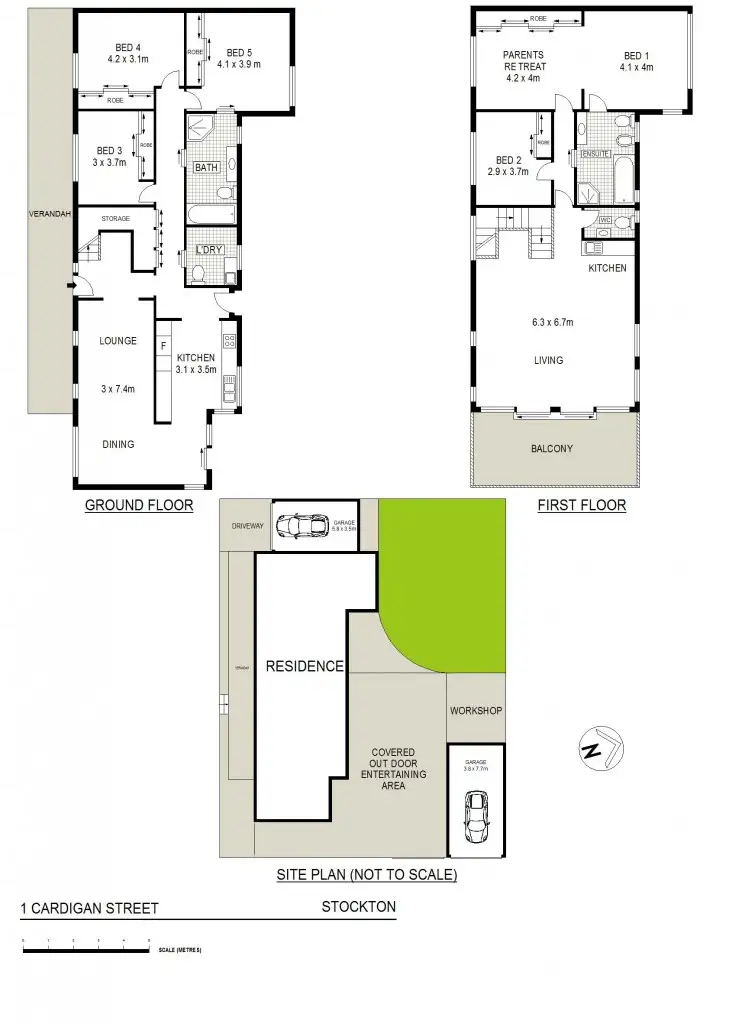 Floorplan of Homely house listing, 1 Cardigan Street, Stockton NSW 2295