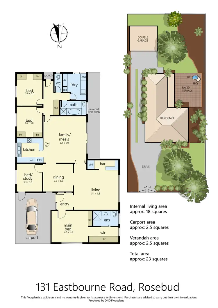 Floorplan of Homely house listing, 131 Eastbourne Road, Rosebud VIC 3939