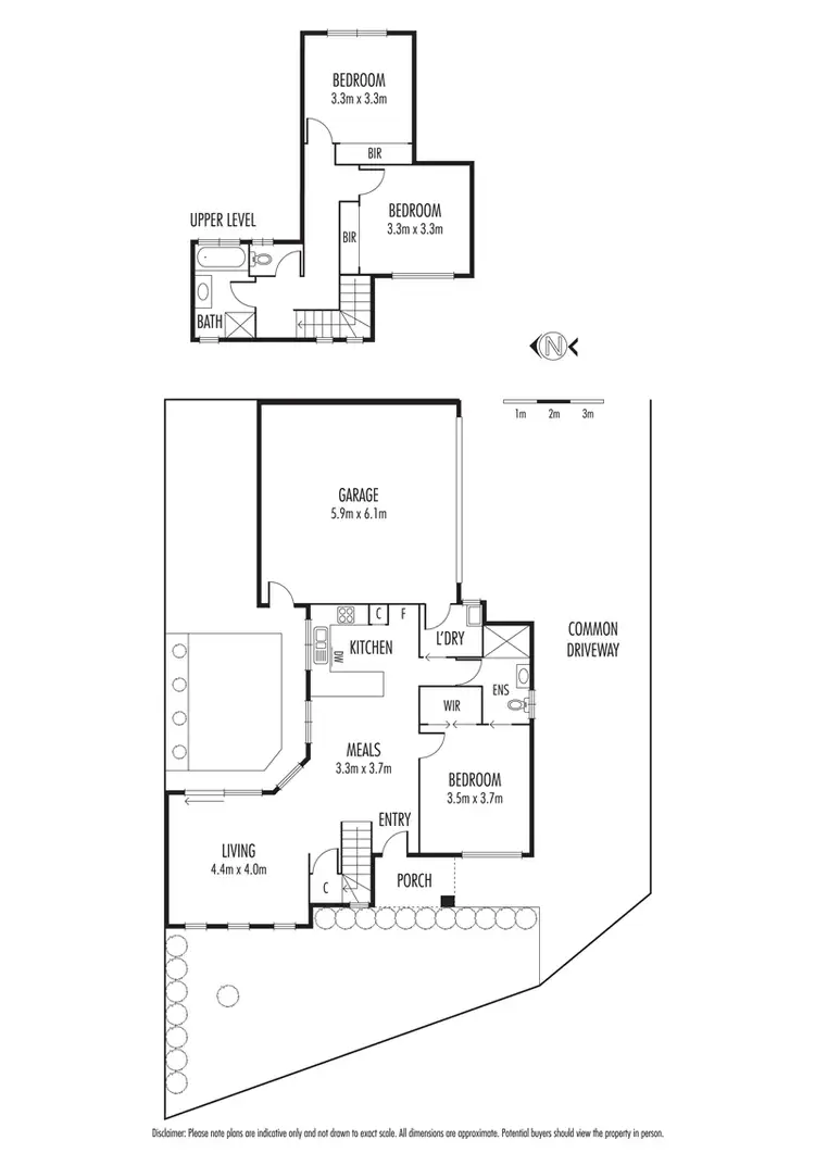 Floorplan of Homely townhouse listing, 1/30 Cypress Avenue, Brooklyn VIC 3012