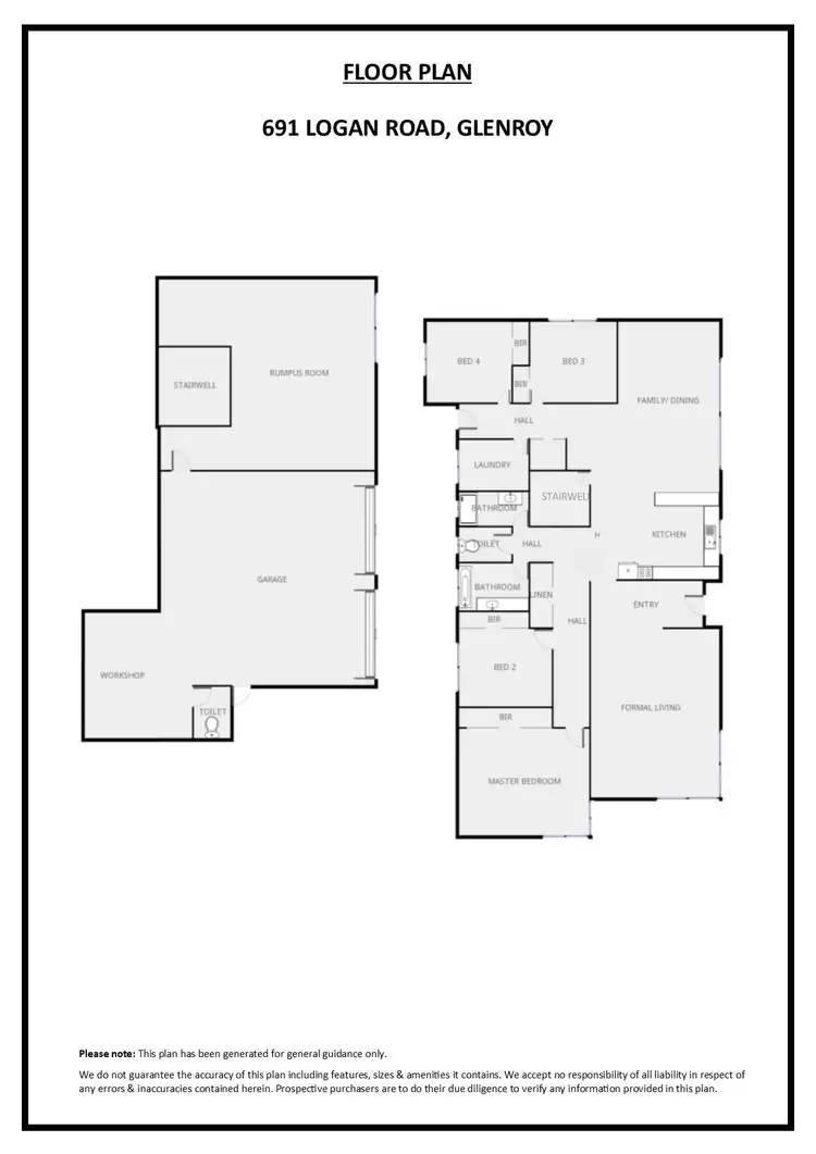 Floorplan of Homely house listing, 691 Logan Road, Glenroy NSW 2640