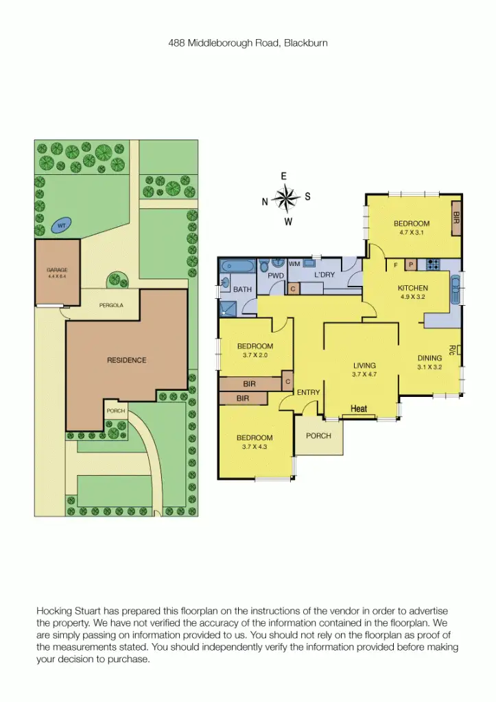 Floorplan of Homely house listing, 488 Middleborough Road, Blackburn VIC 3130