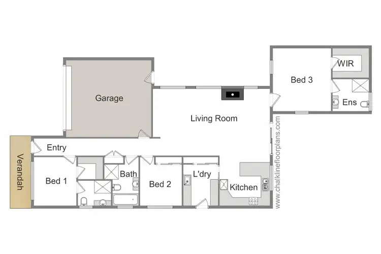 Floorplan of Homely house listing, 4 Broadbent Court, Mansfield VIC 3722