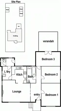 Floorplan of Homely house listing, 6 Cuthbert Road, Reservoir VIC 3073