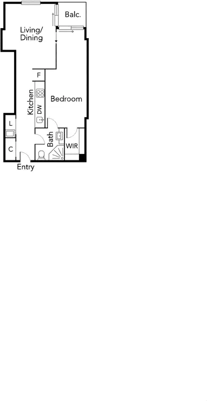 Floorplan of Homely unit listing, 1109/594 St Kilda Road, Melbourne VIC 3004
