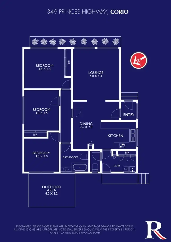 Floorplan of Homely house listing, 349 Princes Highway, Corio VIC 3214