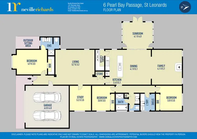 Floorplan of Homely house listing, 6 Pearl Bay Passage, St Leonards VIC 3223