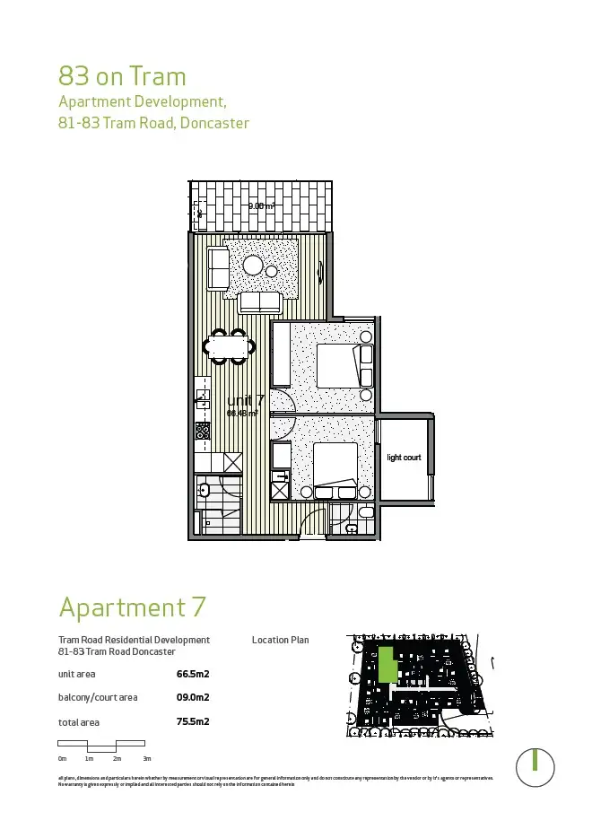 Floorplan of Homely apartment listing, Apt 7/81-83 Tram Road, Doncaster VIC 3108