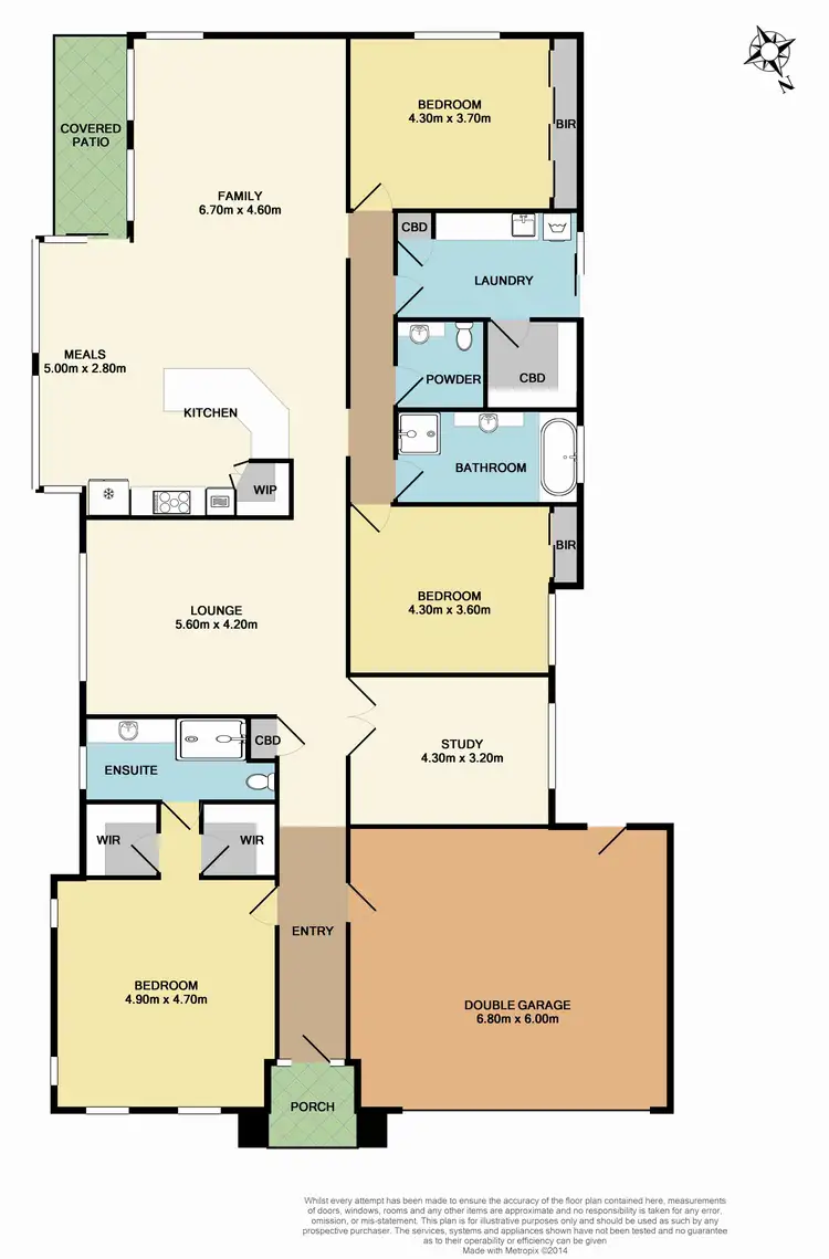 Floorplan of Homely house listing, 8 Avon Court, Berwick VIC 3806