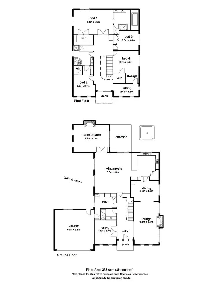 Floorplan of Homely house listing, 8 Ogilvy Road, Emerald VIC 3782