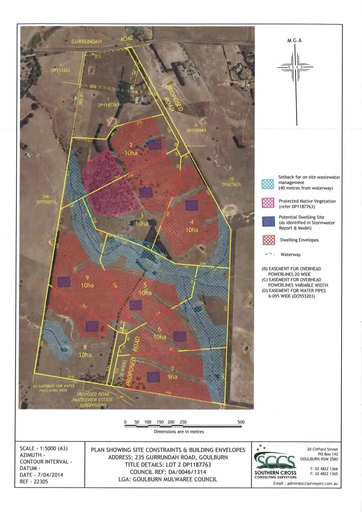Floorplan of Homely land listing, LOT 8/235 Gurrundah Road, Goulburn NSW 2580