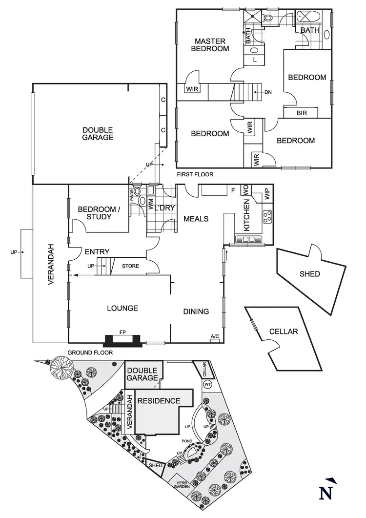 Floorplan of Homely house listing, 13 Anthony Close, Lower Plenty VIC 3093