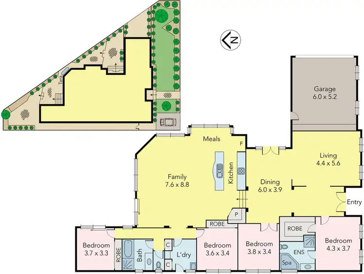 Floorplan of Homely house listing, 21 Station Avenue, Glen Iris VIC 3146