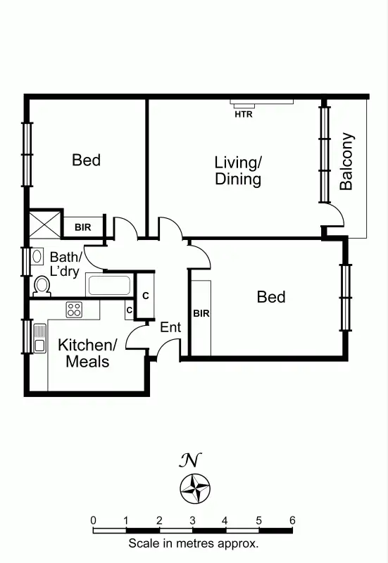 Floorplan of Homely apartment listing, 2/7 Wattletree Road, Armadale VIC 3143
