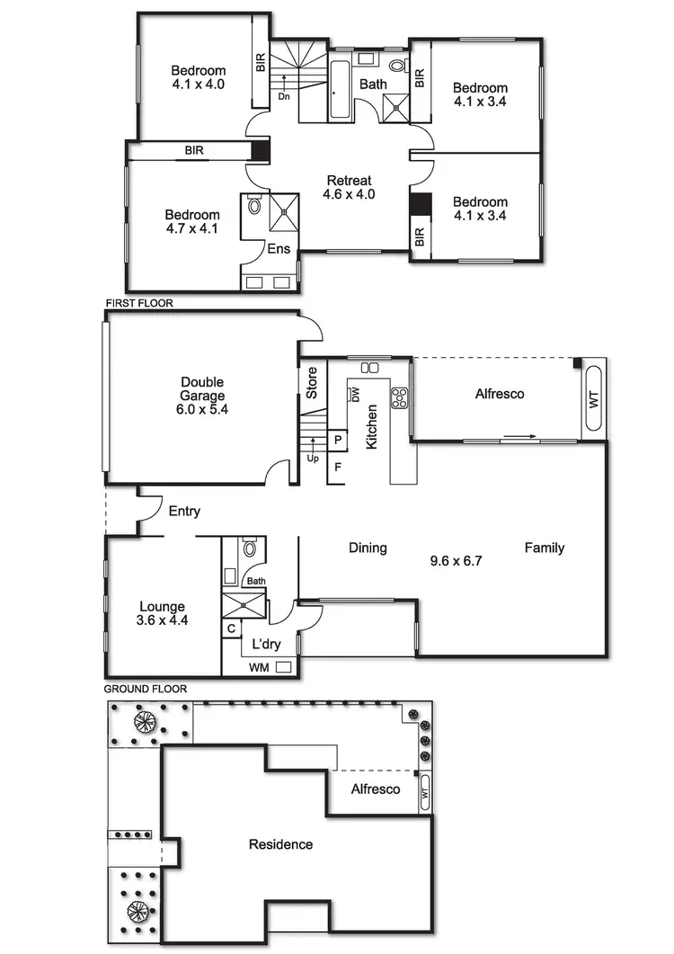 Floorplan of Homely townhouse listing, 2A Bellevue Road, Bentleigh East VIC 3165