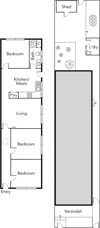 Floorplan of Homely house listing, 167 Ross Street, Port Melbourne VIC 3207