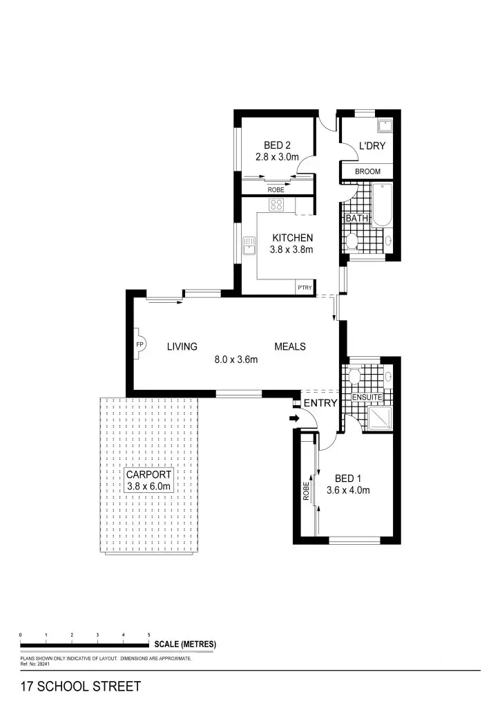 Floorplan of Homely house listing, 17 School Street, California Gully VIC 3556