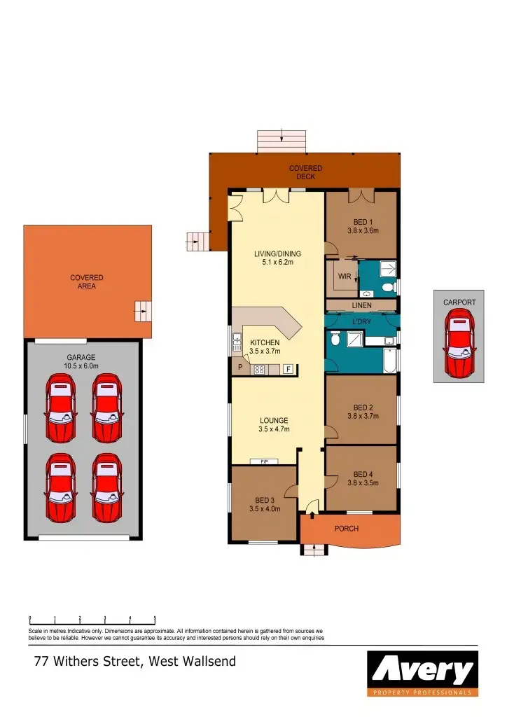 Floorplan of Homely house listing, 77 Withers Street, West Wallsend NSW 2286