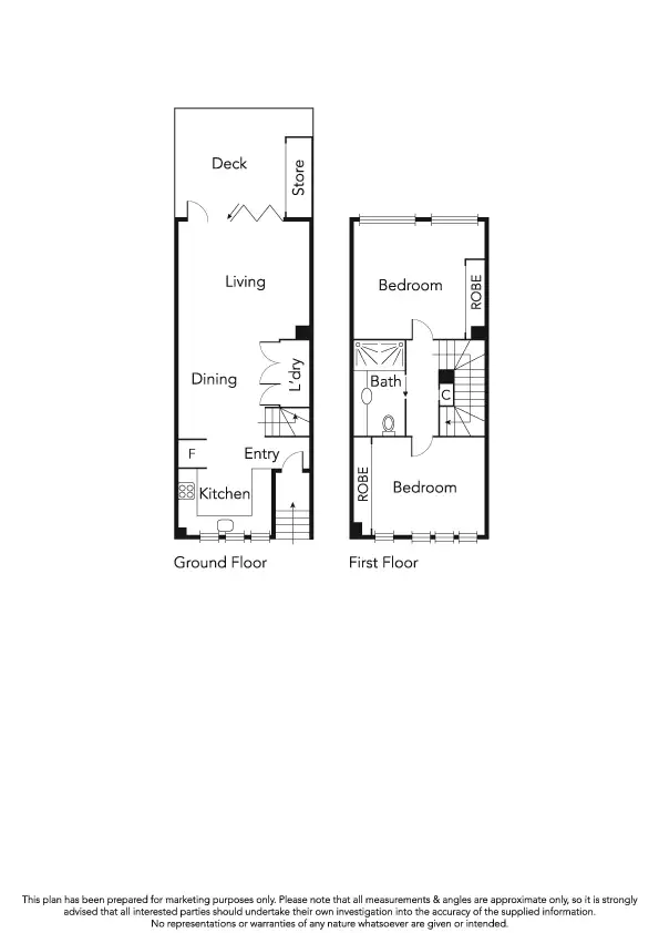 Floorplan of Homely house listing, 43 Lalor Street, Port Melbourne VIC 3207
