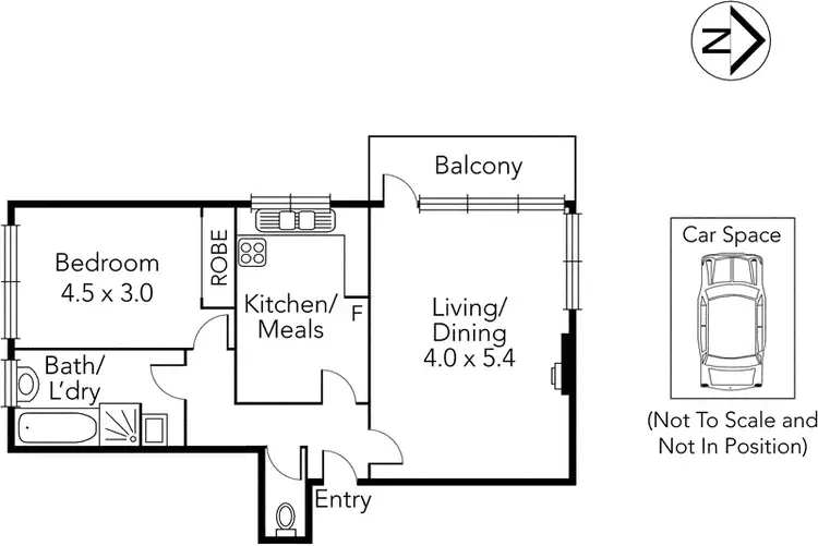 Floorplan of Homely unit listing, 32/154 Rathmines Road, Hawthorn East VIC 3123