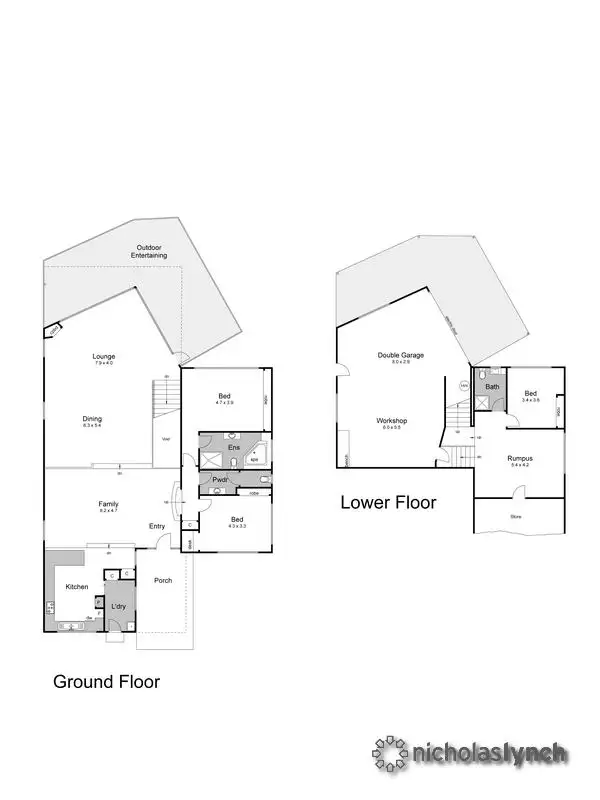 Floorplan of Homely house listing, 6 Grandview Court, Mccrae VIC 3938