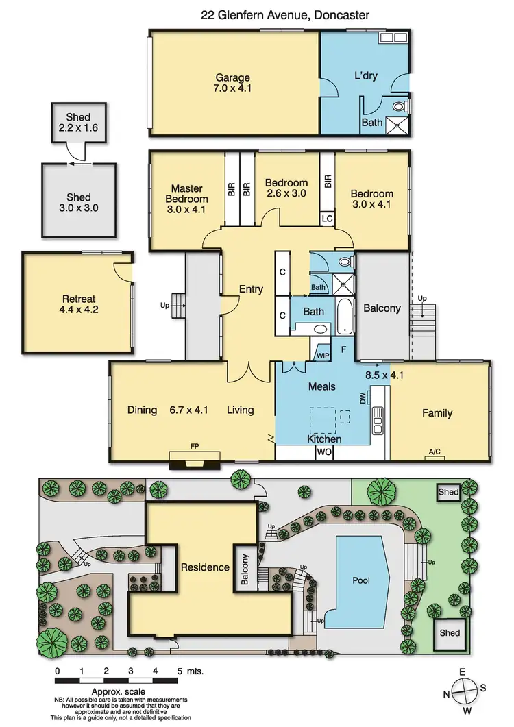 Floorplan of Homely house listing, 22 Glenfern Avenue, Doncaster VIC 3108