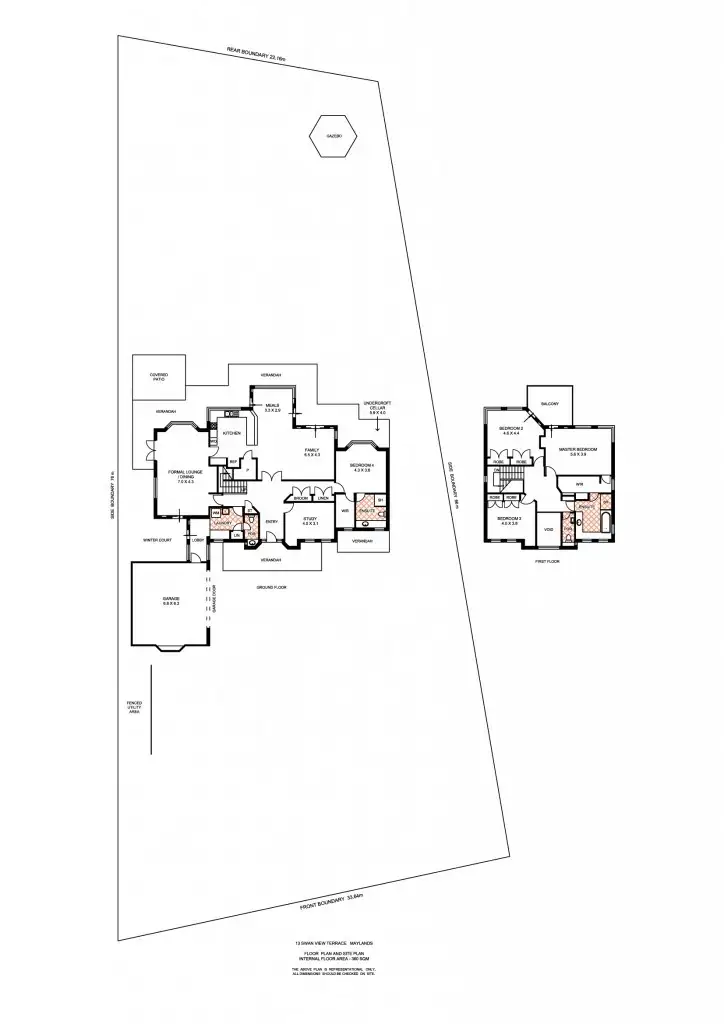 Floorplan of Homely house listing, 13 Swan View Terrace, Maylands WA 6051