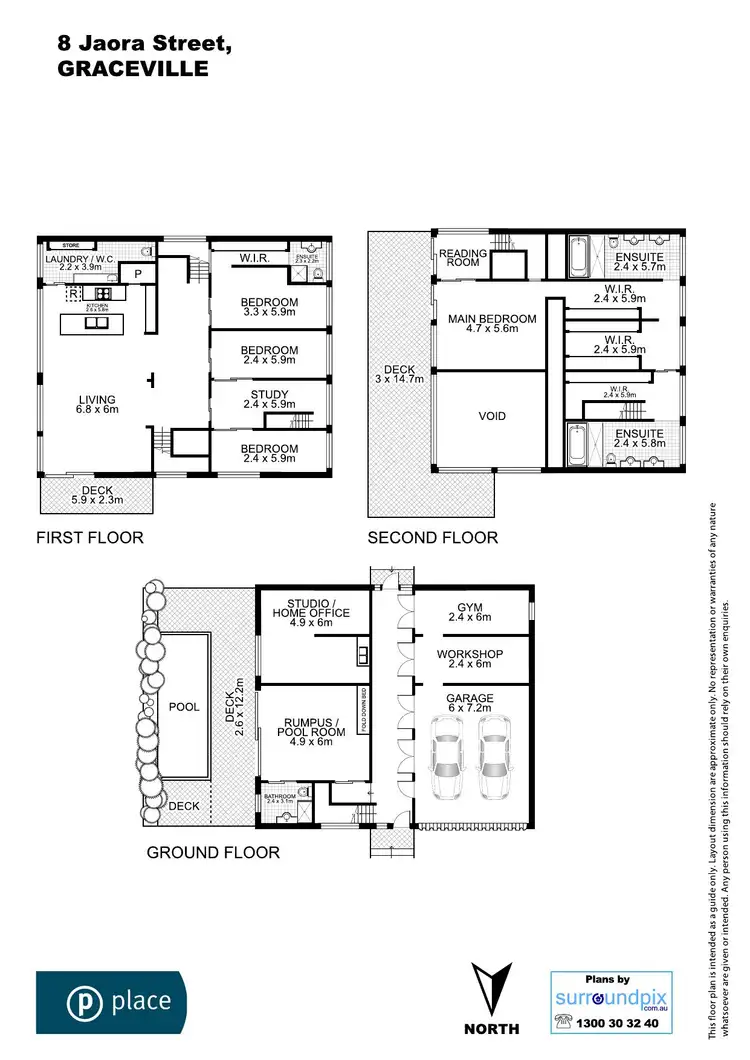 Floorplan of Homely house listing, 8 Jaora Street, Graceville QLD 4075