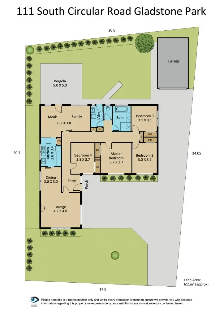 Floorplan of Homely house listing, 111 South Circular Road, Gladstone Park VIC 3043