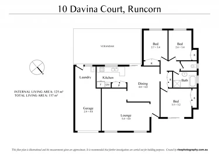 Floorplan of Homely house listing, 10 Davina Court, Runcorn QLD 4113