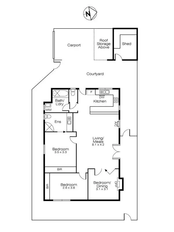 Floorplan of Homely house listing, 504 Talbot Street South, Ballarat VIC 3350