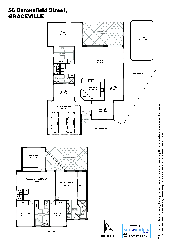 Floorplan of Homely house listing, 56 Baronsfield Street, Graceville QLD 4075