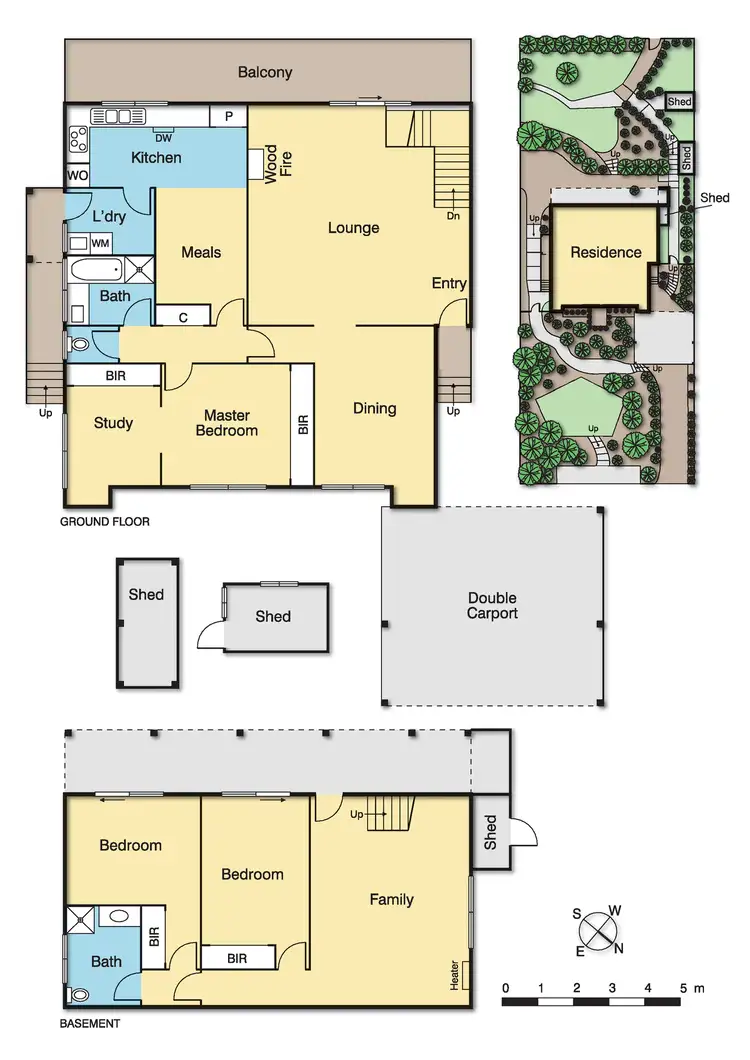 Floorplan of Homely house listing, 1 Barriedale Court, Eltham VIC 3095
