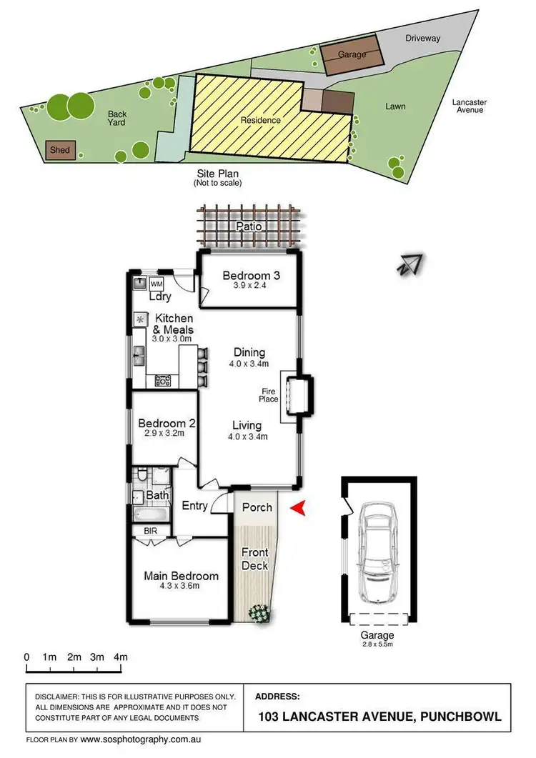 Floorplan of Homely house listing, 103 Lancaster Avenue, Punchbowl NSW 2196