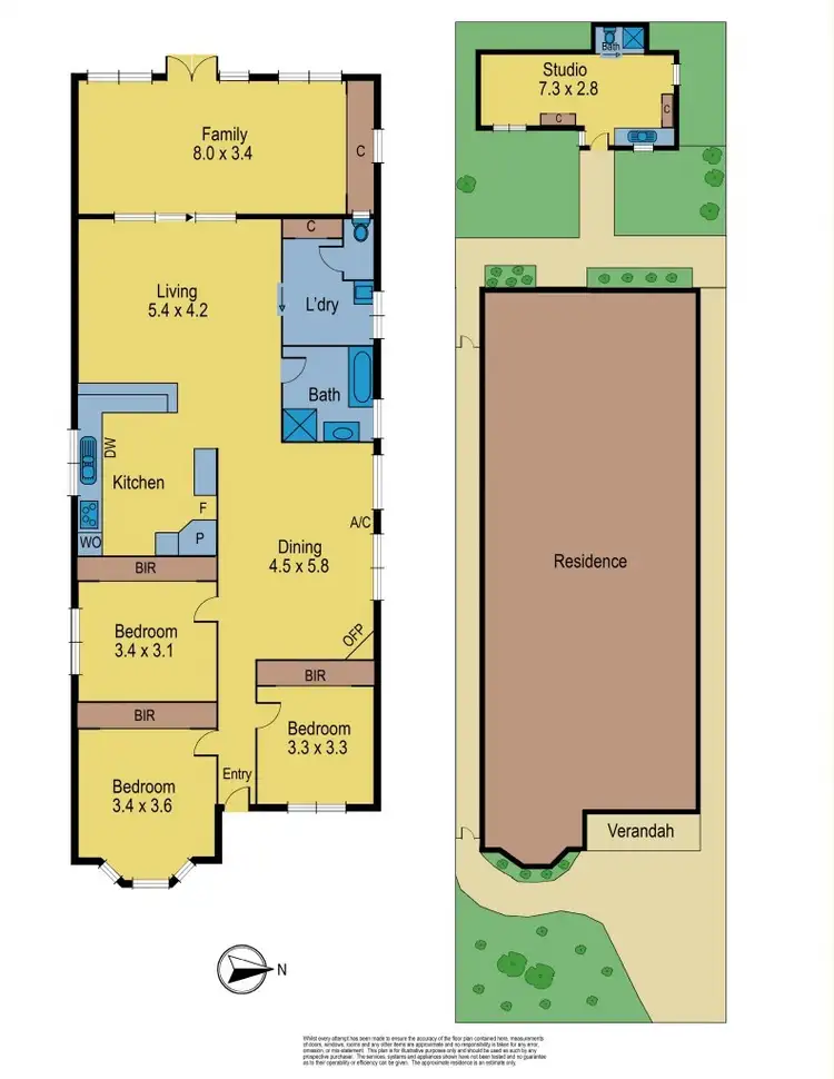 Floorplan of Homely house listing, 52 Elphinstone Street, West Footscray VIC 3012