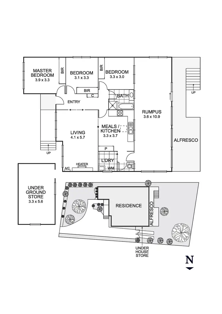 Floorplan of Homely house listing, 178 Graham Road, Viewbank VIC 3084