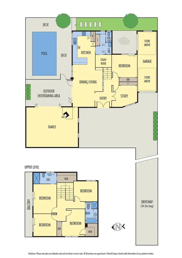 Floorplan of Homely townhouse listing, 2/524 Bluff Road, Hampton VIC 3188