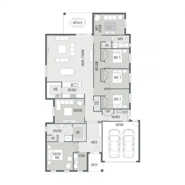 Floorplan of Homely house listing, 22 Bandon Road, Melton South VIC 3338