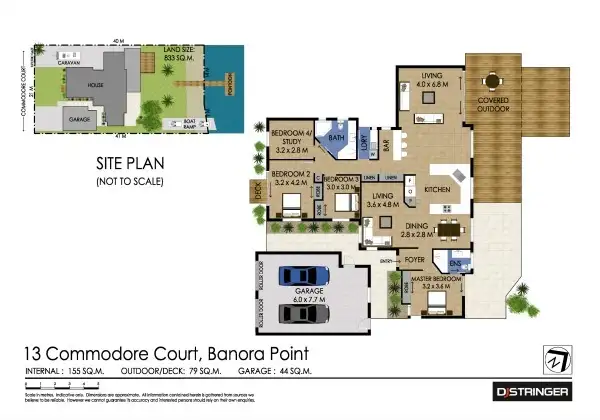 Floorplan of Homely house listing, 13 Commodore Ct, Banora Point NSW 2486
