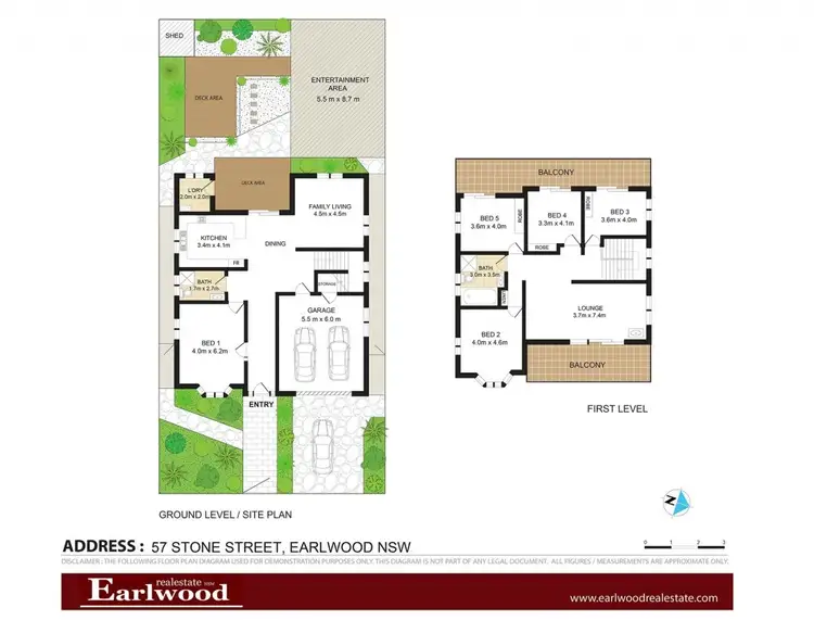 Floorplan of Homely house listing, 57 Stone Street, Earlwood NSW 2206