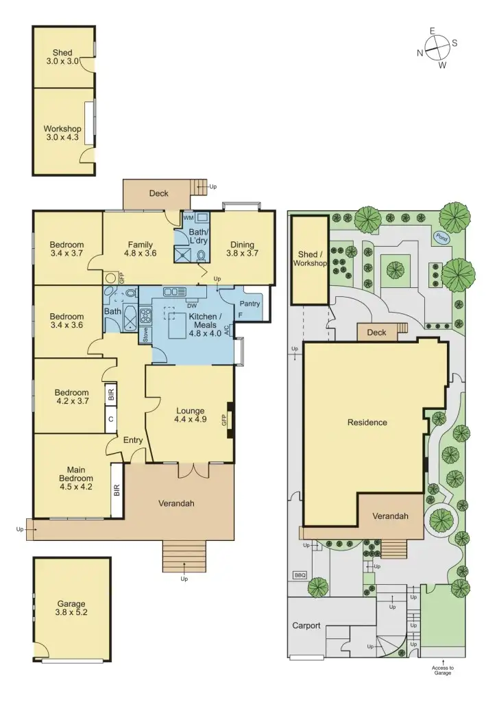 Floorplan of Homely house listing, 34 Addicott Street, Frankston VIC 3199